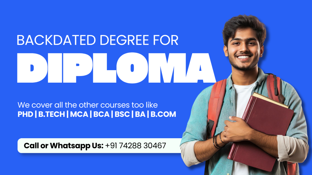 Get Genuine Backdated Diploma