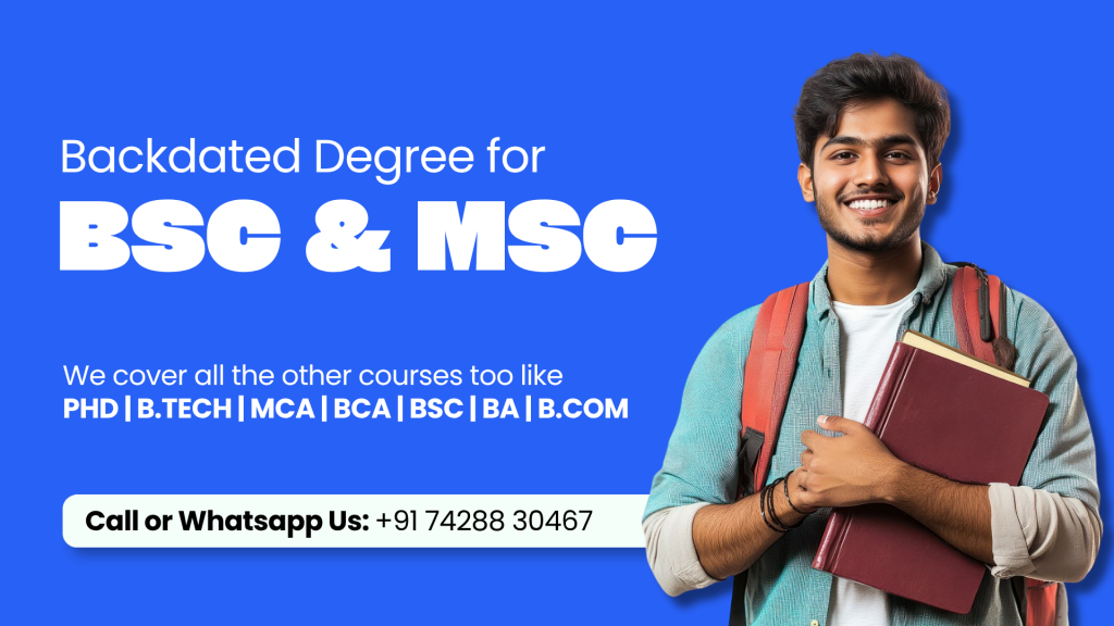 Backdated BSC Degree
